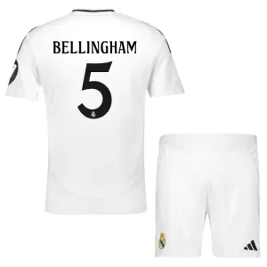 Camisolas Real Madrid Jude Bellingham 5 Criança Equipamento Principal 24/25 Camisolas Real Madrid Jude Bellingham 5 Criança Equipamento Principal 24/25