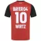 Camisolas Bayer 04 Leverkusen Florian Wirtz 10 Equipamento Principal 24/25