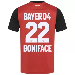 Camisolas Bayer 04 Leverkusen Victor Boniface 22 Equipamento Principal 24/25