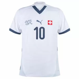 Camisolas Suíça Xhaka 10 Equipamento Alternativo Euro 2024