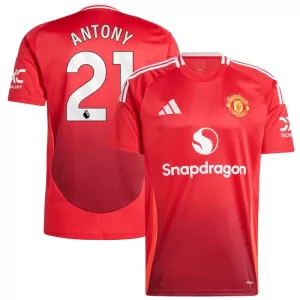 Camisolas Manchester United Antony Santos 21 Equipamento Principal 24/25 Camisolas Manchester United Antony Santos 21 Equipamento Principal 24/25