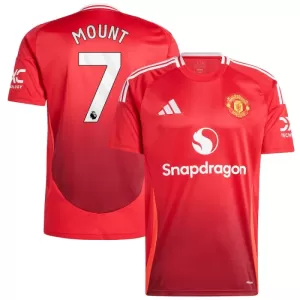 Camisolas Manchester United Mason Mount 7 Equipamento Principal 24/25 Camisolas Manchester United Mason Mount 7 Equipamento Principal 24/25