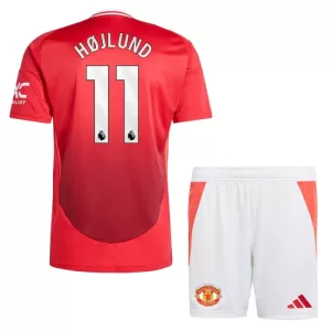 Camisolas Manchester United Rasmus Højlund 11 Criança Equipamento Principal 24/25 Camisolas Manchester United Rasmus Højlund 11 Criança Equipamento Principal 24/25