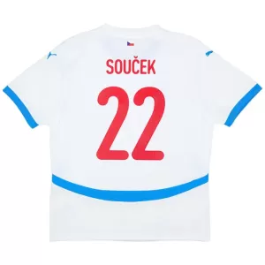 Camisolas República Tcheca Soucek 22 Equipamento Alternativo Euro 2024
