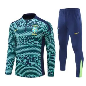 Brasil Conjunto de Moletom de Treino 24/25 Verde Brasil Conjunto de Moletom de Treino 24/25 Verde