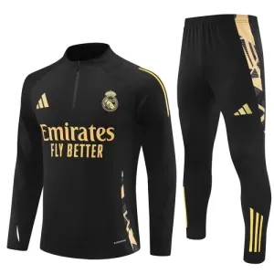 Real Madrid Conjunto de Moletom de Treino 24/25 Preto Real Madrid Conjunto de Moletom de Treino 24/25 Preto