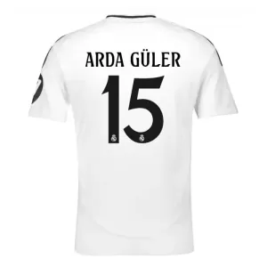 Camisolas Real Madrid Arda Guler 15 Equipamento Principal 24/25 Camisolas Real Madrid Arda Guler 15 Equipamento Principal 24/25