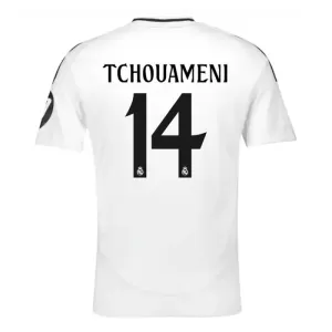 Camisolas Real Madrid Aurélien Tchouaméni 14 Equipamento Principal 24/25 Camisolas Real Madrid Aurélien Tchouaméni 14 Equipamento Principal 24/25