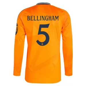 Camisolas Real Madrid Jude Bellingham 5 Equipamento Alternativo 24/25 Manga Comprida Camisolas Real Madrid Jude Bellingham 5 Equipamento Alternativo 24/25 Manga Comprida