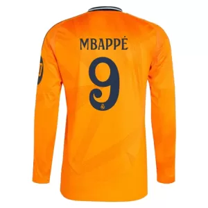 Camisolas Real Madrid Kylian Mbappé 9 Equipamento Alternativo 24/25 Manga Comprida Camisolas Real Madrid Kylian Mbappé 9 Equipamento Alternativo 24/25 Manga Comprida