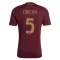 Camisolas AS Roma Ndicka 5 Equipamento Principal 24/25