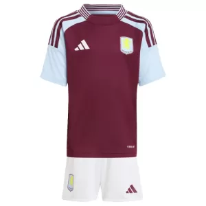 Camisolas Aston Villa Criança Equipamento Principal 24/25