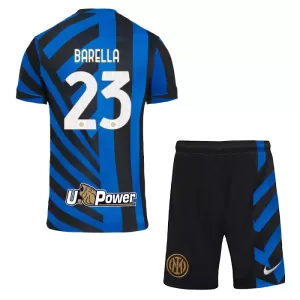 Camisolas Inter Milan Barella 23 Criança Equipamento Principal 24/25 Camisolas Inter Milan Barella 23 Criança Equipamento Principal 24/25