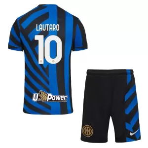 Camisolas Inter Milan Lautaro Martínez 10 Criança Equipamento Principal 24/25 Camisolas Inter Milan Lautaro Martínez 10 Criança Equipamento Principal 24/25