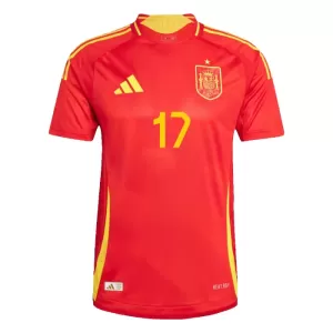 Camisolas Espanha Williams JR 17 Criança Equipamento Principal Euro 2024