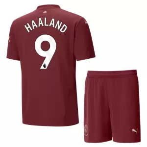 Camisolas Manchester City Erling Haaland 9 Criança Equipamento Terceiro 24/25 Camisolas Manchester City Erling Haaland 9 Criança Equipamento Terceiro 24/25