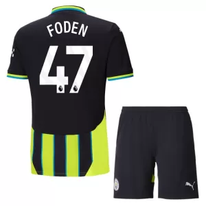Camisolas Manchester City Phil Foden 47 Criança Equipamento Alternativo 24/25 Camisolas Manchester City Phil Foden 47 Criança Equipamento Alternativo 24/25