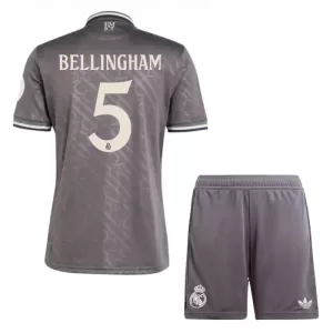 Camisolas Real Madrid Jude Bellingham 5 Criança Equipamento Terceiro 24/25 Camisolas Real Madrid Jude Bellingham 5 Criança Equipamento Terceiro 24/25
