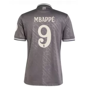 Camisolas Real Madrid Kylian Mbappé 9 Equipamento Terceiro 24/25 Camisolas Real Madrid Kylian Mbappé 9 Equipamento Terceiro 24/25
