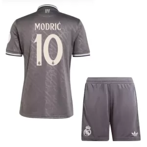 Camisolas Real Madrid Luka Modric 10 Criança Equipamento Terceiro 24/25 Camisolas Real Madrid Luka Modric 10 Criança Equipamento Terceiro 24/25