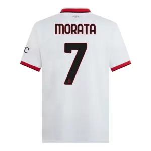 Camisolas AC Milan Morata 7 Equipamento Alternativo 24/25 Camisolas AC Milan Morata 7 Equipamento Alternativo 24/25