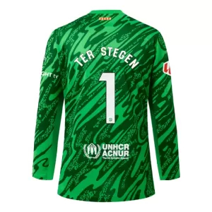 Camisolas Guarda Redes FC Barcelona Marc-André ter Stegen 1 Equipamento Principal 24/25 Manga Comprida Camisolas Guarda Redes FC Barcelona Marc-André ter Stegen 1 Equipamento Principal 24/25 Manga Comprida