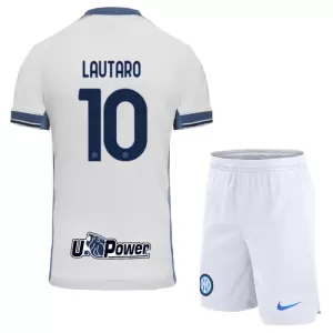 Camisolas Inter Milan Lautaro Martínez 10 Criança Equipamento Alternativo 24/25 Camisolas Inter Milan Lautaro Martínez 10 Criança Equipamento Alternativo 24/25