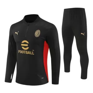 AC Milan Conjunto de Moletom de Treino 24/25 Preto AC Milan Conjunto de Moletom de Treino 24/25 Preto