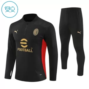 AC Milan Conjunto de Moletom de Treino Criança 24/25 Preto AC Milan Conjunto de Moletom de Treino Criança 24/25 Preto