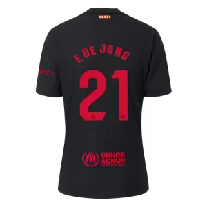 Camisolas FC Barcelona Frenkie de Jong 21 Equipamento Alternativo 24/25 Camisolas FC Barcelona Frenkie de Jong 21 Equipamento Alternativo 24/25