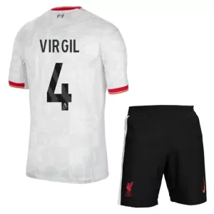 Camisolas Liverpool Virgil van Dijk 4 Criança Equipamento Terceiro 24/25 Camisolas Liverpool Virgil van Dijk 4 Criança Equipamento Terceiro 24/25