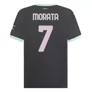 Camisolas AC Milan Morata 7 Equipamento Terceiro 24/25