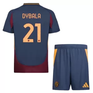 Camisolas AS Roma Paulo Dybala 21 Criança Equipamento Terceiro 24/25 Camisolas AS Roma Paulo Dybala 21 Criança Equipamento Terceiro 24/25