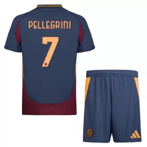 Camisolas AS Roma Pellegrini 7 Criança Equipamento Terceiro 24/25 Camisolas AS Roma Pellegrini 7 Criança Equipamento Terceiro 24/25