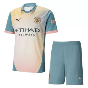 Camisolas Manchester City Criança Equipamento 4ª 24/25 Camisolas Manchester City Criança Equipamento 4ª 24/25
