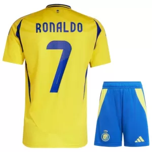 Camisolas Al-Nassr FC Cristiano Ronaldo 7 Criança Equipamento Principal 24/25 Camisolas Al-Nassr FC Cristiano Ronaldo 7 Criança Equipamento Principal 24/25