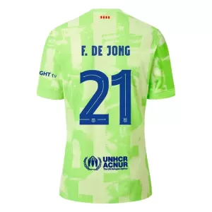 Camisolas FC Barcelona Frenkie de Jong 21 Equipamento Terceiro 24/25 Camisolas FC Barcelona Frenkie de Jong 21 Equipamento Terceiro 24/25