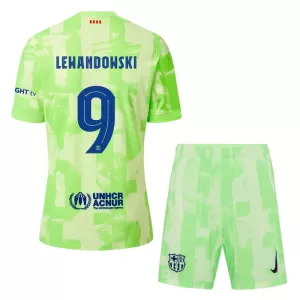 Camisolas FC Barcelona Robert Lewandowski 9 Criança Equipamento Terceiro 24/25 Camisolas FC Barcelona Robert Lewandowski 9 Criança Equipamento Terceiro 24/25