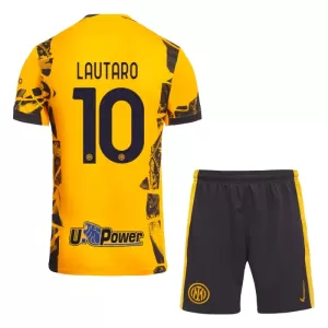 Camisolas Inter Milan Lautaro Martínez 10 Criança Equipamento Terceiro 24/25 Camisolas Inter Milan Lautaro Martínez 10 Criança Equipamento Terceiro 24/25