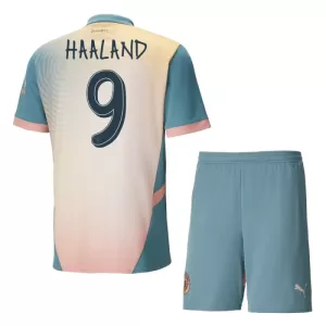 Camisolas Manchester City Erling Haaland 9 Criança Equipamento 4ª 24/25 Camisolas Manchester City Erling Haaland 9 Criança Equipamento 4ª 24/25