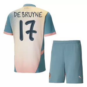 Camisolas Manchester City Kevin De Bruyne 17 Criança Equipamento 4ª 24/25 Camisolas Manchester City Kevin De Bruyne 17 Criança Equipamento 4ª 24/25