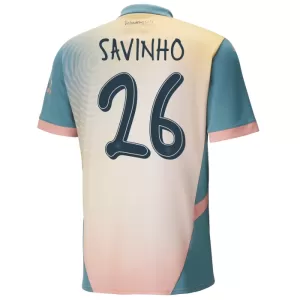 Camisolas Manchester City Savinho 26 Equipamento 4ª 24/25 Camisolas Manchester City Savinho 26 Equipamento 4ª 24/25