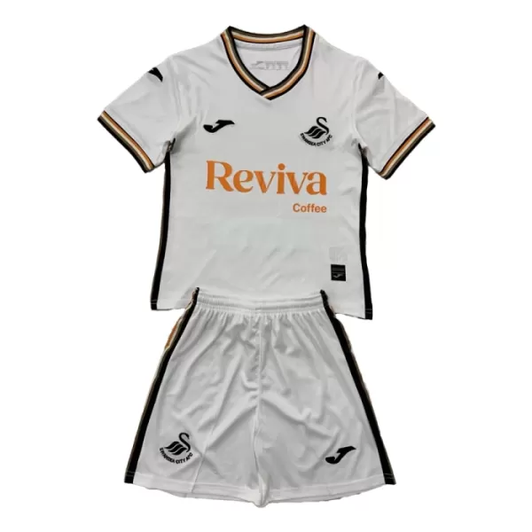 Camisolas Swansea City Criança Equipamento Principal 24/25 Camisolas Swansea City Criança Equipamento Principal 24/25