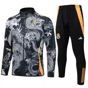 Real Madrid Casaco de Treino Conjunto 24/25 Dragon Preto Real Madrid Casaco de Treino Conjunto 24/25 Dragon Preto