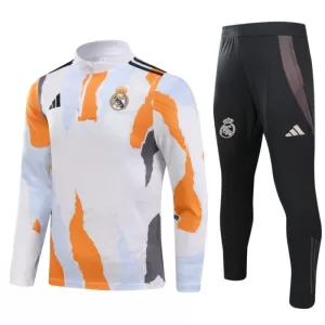 Real Madrid Conjunto de Moletom de Treino 24/25 Branco Real Madrid Conjunto de Moletom de Treino 24/25 Branco