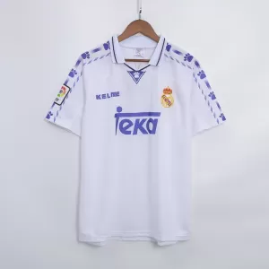 Camisolas Real Madrid 1996-97 Equipamento Principal Retro Camisolas Real Madrid 1996-97 Equipamento Principal Retro