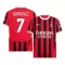 Camisolas AC Milan Santiago Gimenez 7 Equipamento Principal 24/25