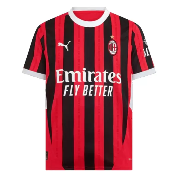 Camisolas AC Milan Santiago Gimenez 7 Equipamento Principal 24/25