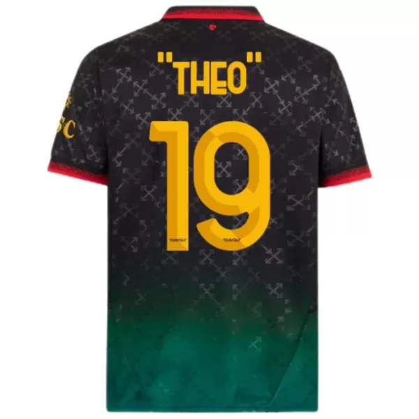 Camisolas AC Milan Theo Hernández 19 Equipamento 4ª 24/25 Camisolas AC Milan Theo Hernández 19 Equipamento 4ª 24/25