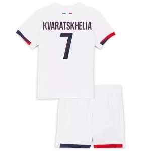 Camisolas Paris Saint-Germain Kvaratskhelia 7 Criança Equipamento Alternativo 24/25